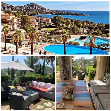 Village Cap Esterel Pierre Et En Rez De Jardin Vue -plages -parcs Aquatique - Animations -5 Piscines Dont Chauffee Au 01-novembre -parking -climatisation -formule Club Apartment