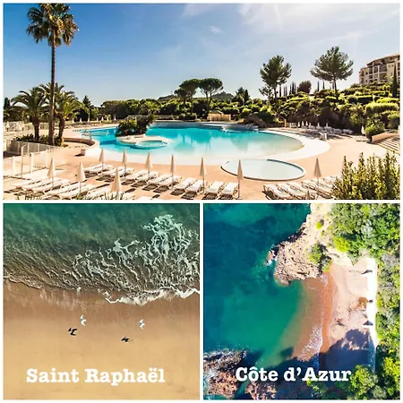 Apartment Village Cap Esterel Pierre Et En Rez De Jardin Vue -plages -parcs Aquatique - Animations -5 Piscines Dont Chauffee Au 01-novembre -parking -climatisation -formule Club *
