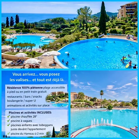 Village Cap Esterel Pierre Et En Rez De Jardin Vue -plages -parcs Aquatique - Animations -5 Piscines Dont Chauffee Au 01-novembre -parking -climatisation -formule Club Apartment
