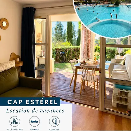 Village Cap Esterel Pierre Et En Rez De Jardin Vue -plages -parcs Aquatique - Animations -5 Piscines Dont Chauffee Au 01-novembre -parking -climatisation -formule Club